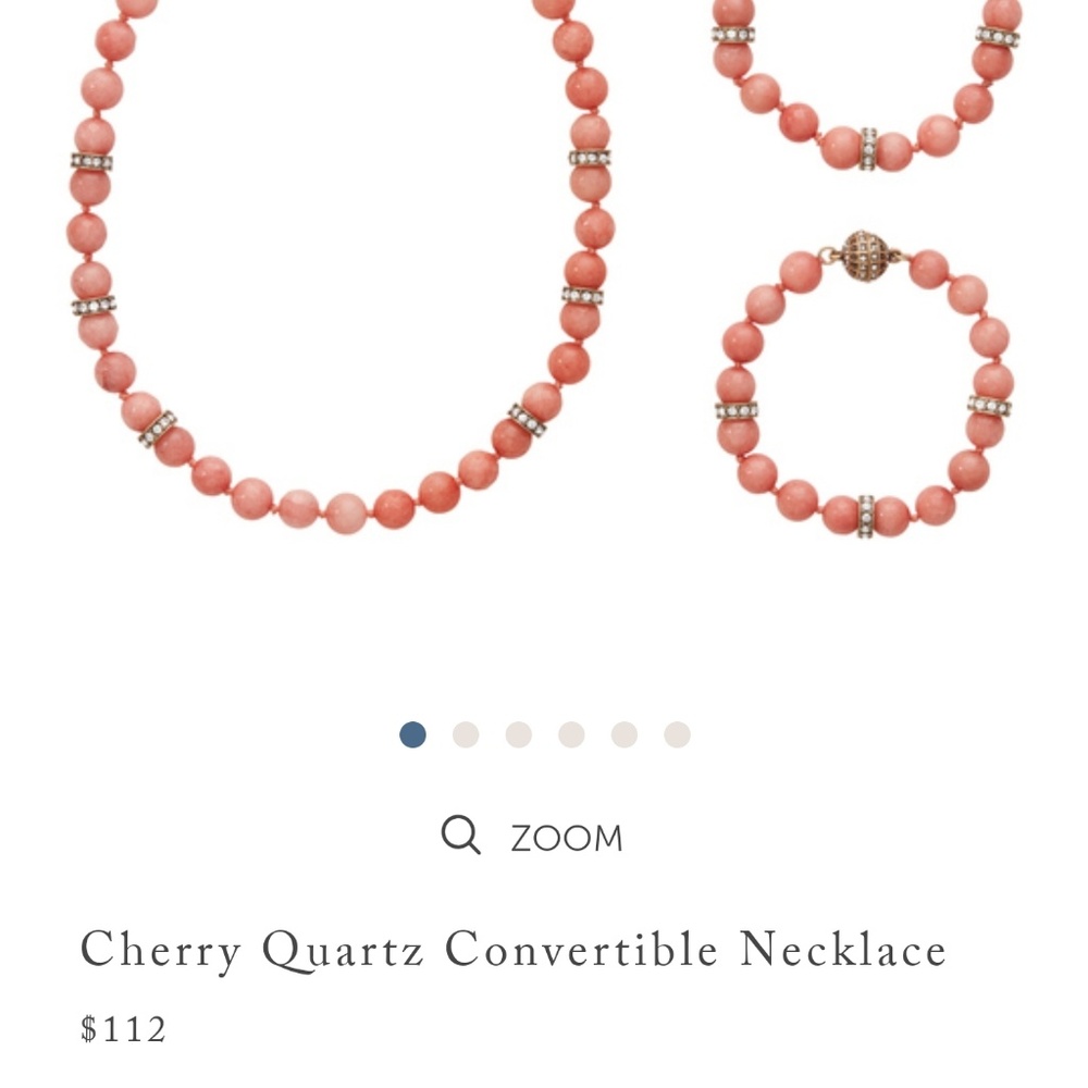 Quartz convertible necklace Chloe and Isabel